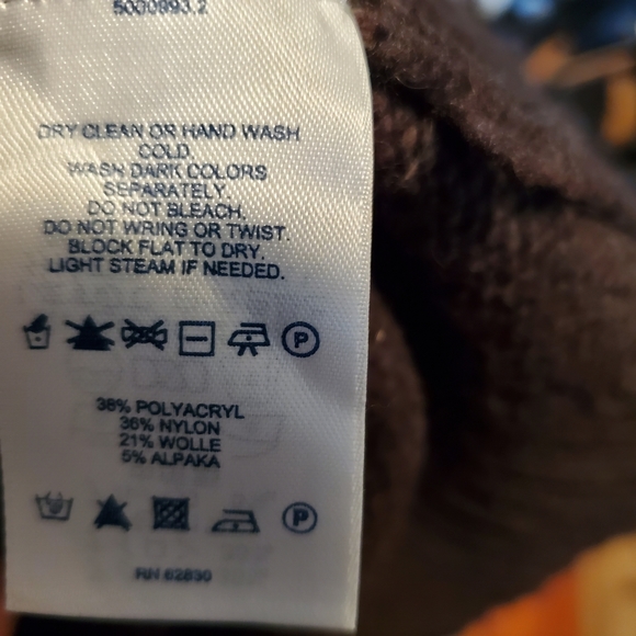 Land's End Brown Cable Knit Cardigan Duster Size XS - Picture 5 of 6